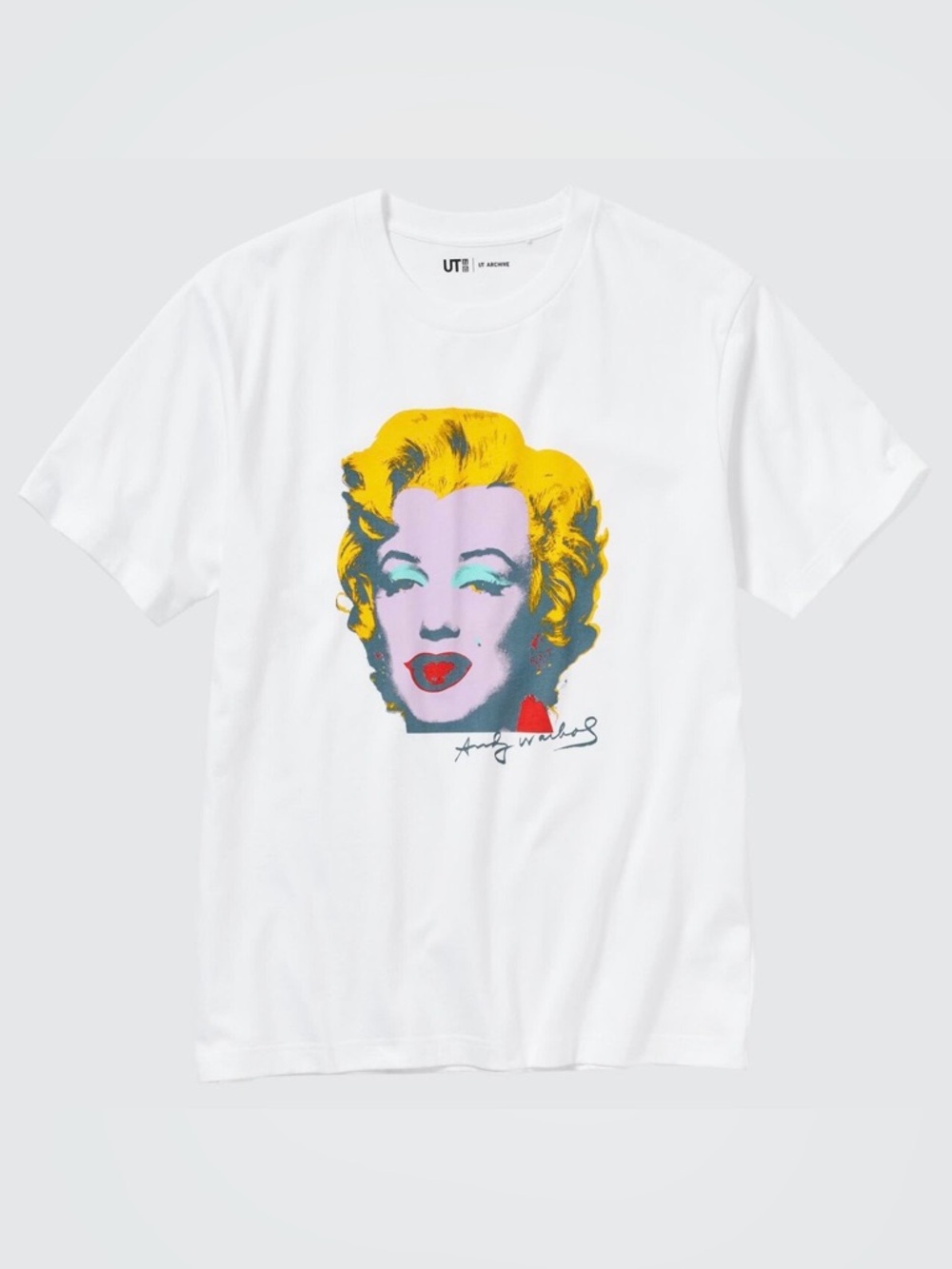 UNIQLO UT x Andy Warhol White Marilyn Monroe Graphic Tee, Men’s XL